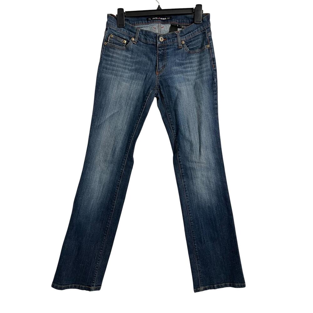 DKNY Jeans Downtown Brooklyn Straight Jeans 30x32 Blue Medium Wash Denim